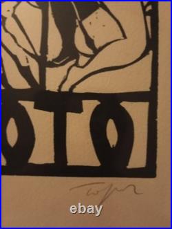 Roland TOPOR Lithographie Originale Signée Et Numérotée Ex Voto Atelier CLOT