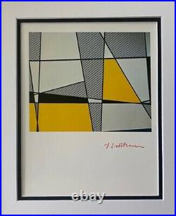 Roy Lichtenstein + Impressionnant 1981 Signée Superbe Imprimer Mat
