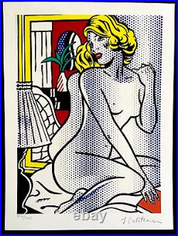 Roy Lichtenstein Lithographie 1986 275 Ex (Nu, Thiebaud Haring Jeff Koons)