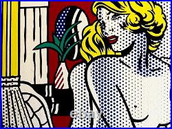 Roy Lichtenstein Lithographie 1986 275 Ex (Nu, Thiebaud Haring Jeff Koons)