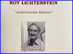 Roy Lichtenstein Lithographie 198, 275 Ex (Duchamp Thiebaud Basquiat)
