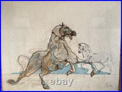 Ruade Michel Heine Lithographie signée numérotée