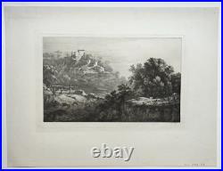 SAINT FORTUNAT St Didier Mont Or GRAVURE Eau Forte JEAN JACQUES de BOISSIEU 1799