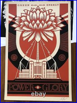 SHEPARD FAIREY Power and Glory OBEY LITHO OFFSET SIGNED