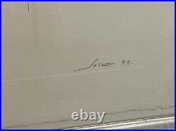 SOSNO Lithographie Originale Signée Numérotée
