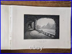 SOUVENIR DE LA SUISSE Zurich Rudolf Dikenmann 50 aquatinte edition orignale 1850