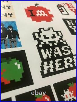 SPACE INVADER Stuck Up Stickers