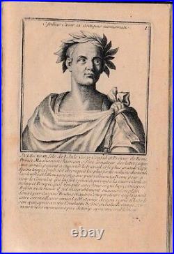 SUITE DE GRAVURES XVII ème LES DOUZE CESARS 14 X 10 cm 12 gravures anonymes