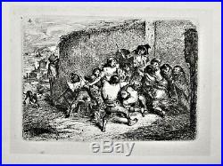 SUITE de 20 eaux-fortes Francisco LAMEYER España Goya Fortuny