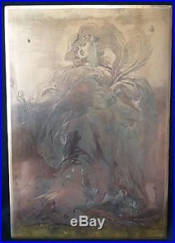 Sainte Catherine d'Alexandrie Peter Paul Rubens Plaque Amand Durand XIXe N°124