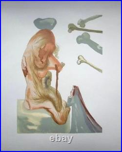 Salvador DALI Enfer 18, 6 GRAVURES originales, Divine Comédie, 1960