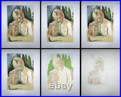 Salvador DALI Enfer 27, 6 GRAVURES Originales, Divine Comédie, 1960