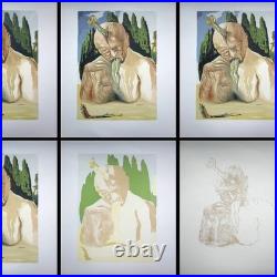 Salvador DALI Enfer 27, 6 GRAVURES Originales, Divine Comédie, 1960