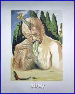 Salvador DALI Enfer 27, 6 GRAVURES Originales, Divine Comédie, 1960