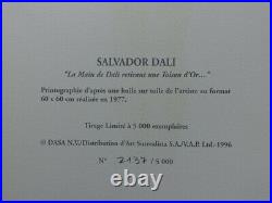 Salvador DALI La Toison d'or PRINTOGRAPHIE numérotée et signée, 5000ex