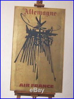 Série 13 affiches Air France par Mathieu