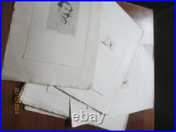 Série de 24 gravures anciennes d'Evert Van Muyden sur les animaux Série de 24 gravures anciennes d'Evert Van Muyden sur les animaux