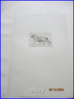Série de 24 gravures anciennes d'Evert Van Muyden sur les animaux Série de 24 gravures anciennes d'Evert Van Muyden sur les animaux