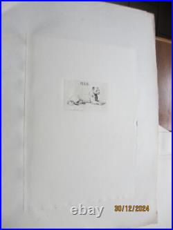 Série de 24 gravures anciennes d'Evert Van Muyden sur les animaux Série de 24 gravures anciennes d'Evert Van Muyden sur les animaux