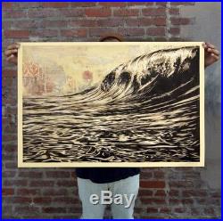 Shepard Fairey/OBEY -Lithographie Originale signée à la main Et Datée- Dark Wave