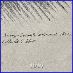 Starno Lithographie De Aubry Lecomte D'après Girodet Trioson 1821