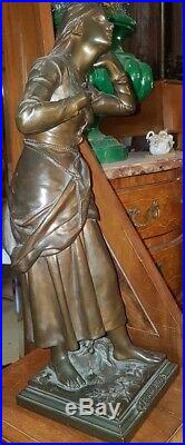 Statue en bronze de Jeanne d'Arc par DUMAIGE