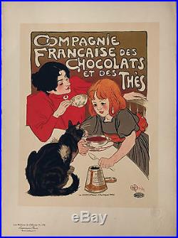 Steinlen Alexandre Compagnie Francaise Des Chocolats 1898