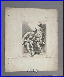 Suite de 14 gravures d'après Salvator Rosa, gravures anciennes
