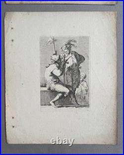 Suite de 14 gravures d'après Salvator Rosa, gravures anciennes