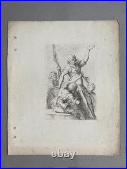 Suite de 14 gravures d'après Salvator Rosa, gravures anciennes