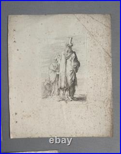 Suite de 14 gravures d'après Salvator Rosa, gravures anciennes
