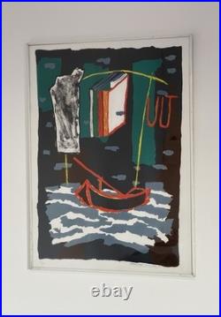 Suite de deux lithographies originales couleurs -1987 Signées- Christian Vialard
