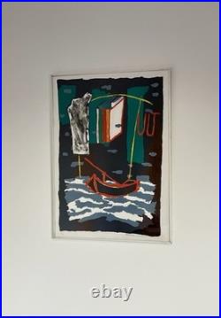 Suite de deux lithographies originales couleurs -1987 Signées- Christian Vialard