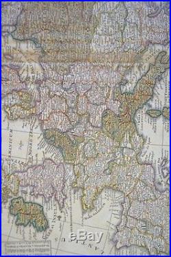Superbe Carte de l'Europe XVIIIème 1709 Coloris d'Époque