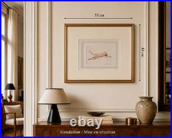 Suzanne Meunier lithographie signée nu féminin Art Déco Camilla Lucas NYC 1937