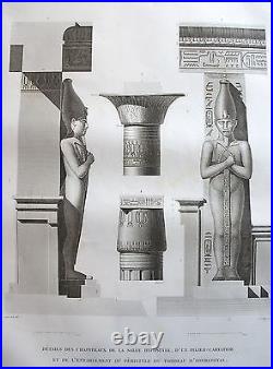 THEBES. MEMNONIUM. (pl. 30, A. Vol. II). Details. DESCRIPTION EGYPTE
