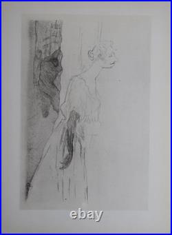 TOULOUSE LAUTREC La vie en scène, LITHOGRAPHIE signée, 1950 TOULOUSE LAUTREC La vie en scène, LITHOGRAPHIE signée, 1950