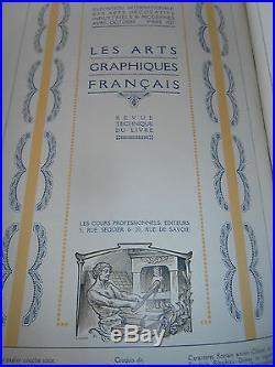 TRÈS RARE CATALOGUE SPECIAL IMPRIMERIE TYPOGRAPHIQUE 1925 (ref 29)
