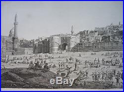 TRES RARE gravure grand format de la description de l'Egypte 1809/1826