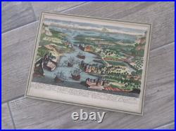 TURQUIE DETROIT DES DARDANELLES GRAVURE 18° SIECLE PAR AVELINE originale