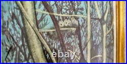Tableau Robert Hainard 1906-99 Martin Pêcheur 1958 Reproduction Lithographique