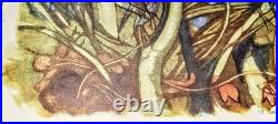 Tableau Robert Hainard 1906-99 Martin Pêcheur 1958 Reproduction Lithographique