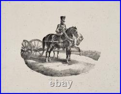 Théodore GERICAULT (Rouen 1791 Paris 1824) Chevaux ardennés (sic). 1822