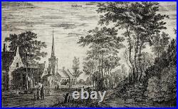 Tienhoven GRAVURE Paysage ROELANT ROGHMAN XVII°