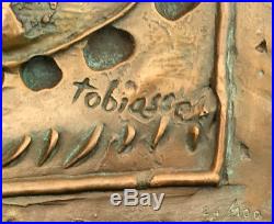 Tobiasse Theo Plaque En Bronze