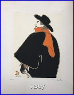 Toulouse Lautrec Bruand Originale Lithographie Etching Albi Signée Numérotée
