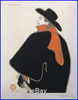 Toulouse Lautrec Bruand Originale Lithographie Etching Albi Signée Numérotée