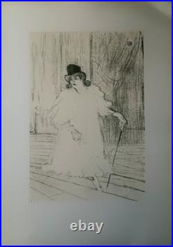 Toulouse-Lautrec Dix sur Douze lithographies Paris Librairie Gründ 1948