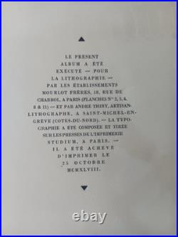 Toulouse-Lautrec Dix sur Douze lithographies Paris Librairie Gründ 1948