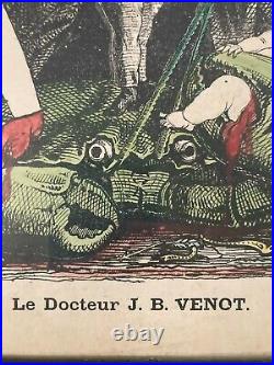 Très Belle Gravure 1886 La Comédie Bordelaise Journal Hebdomadaire Ange Docteur